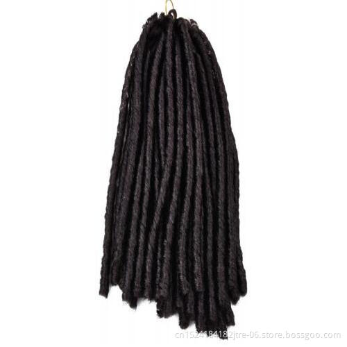 Japanese Kaneka fiber soft dreadlocks hair braids burgundy, crochet soft dread lock synthetic braiding hair in stock